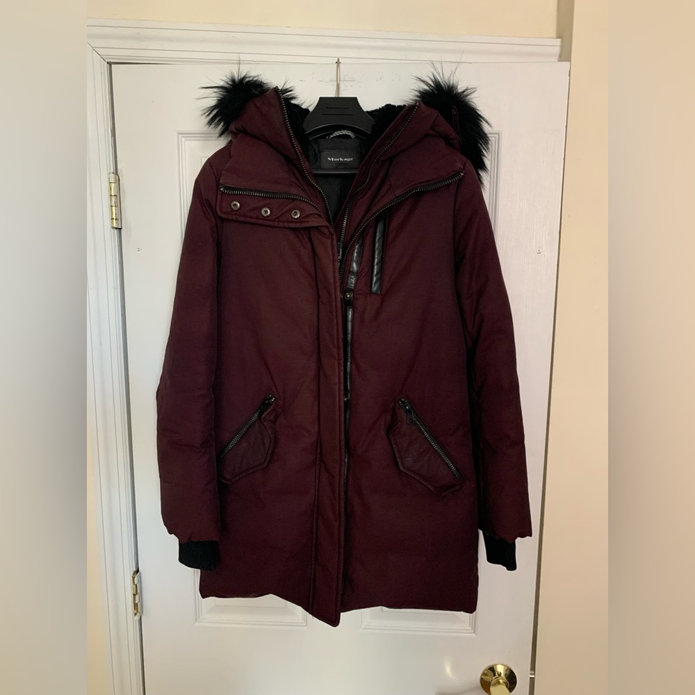 Mackage Burgundy Parka - XXS